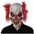 Latex Red Evil Clown Mask